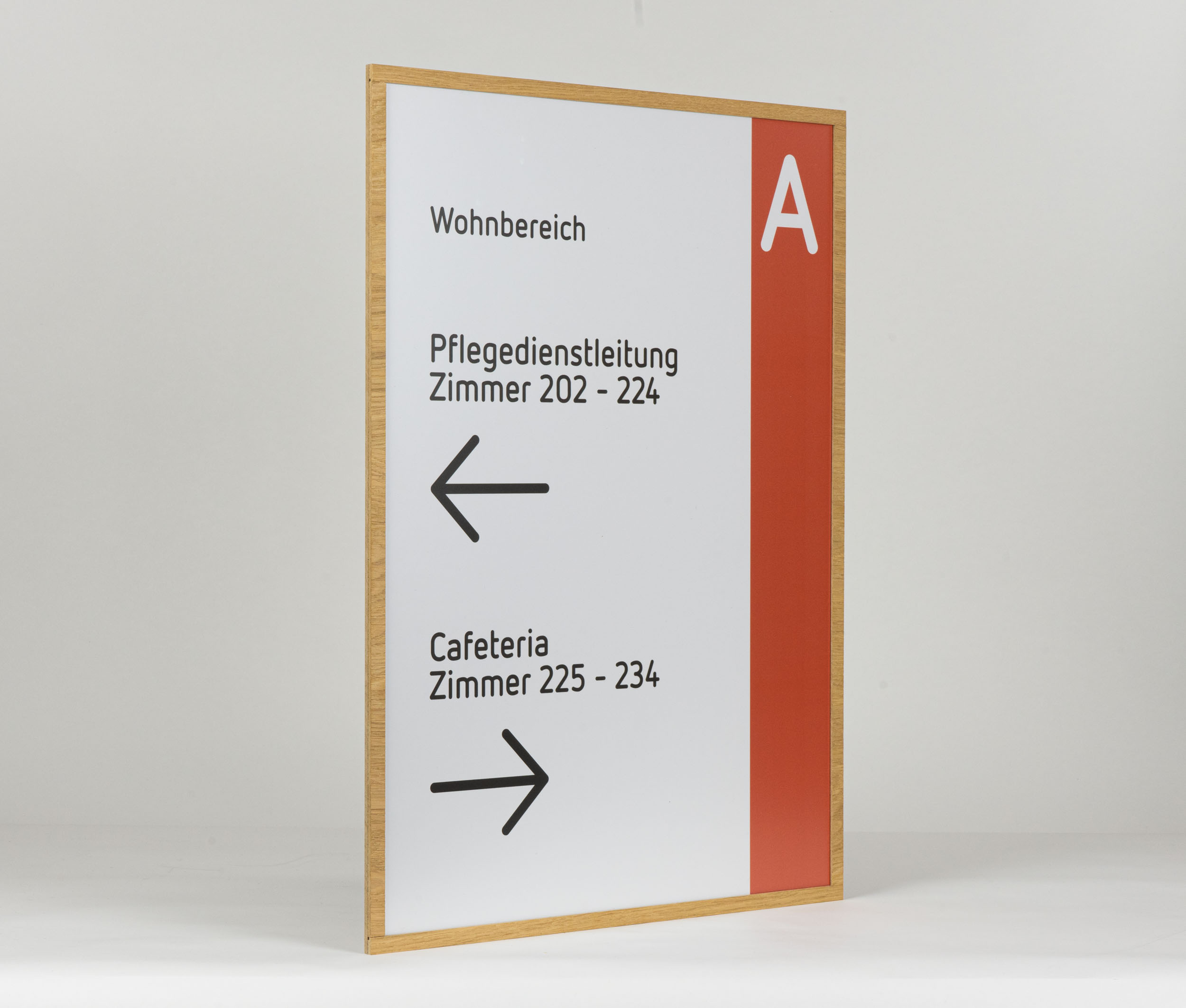 Infoschild WOOD.einschub Eiche