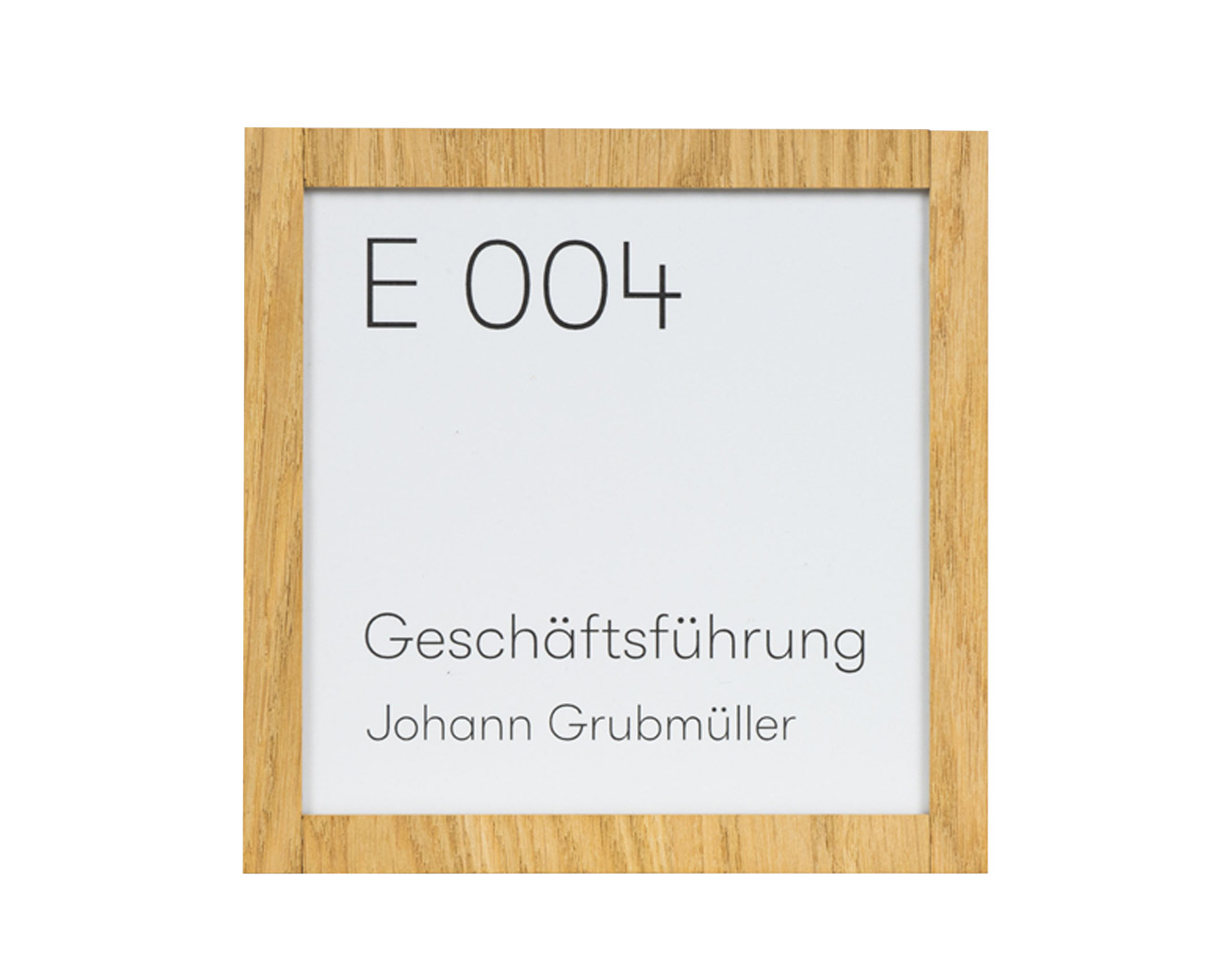 Türschild WOOD.einschub Eiche