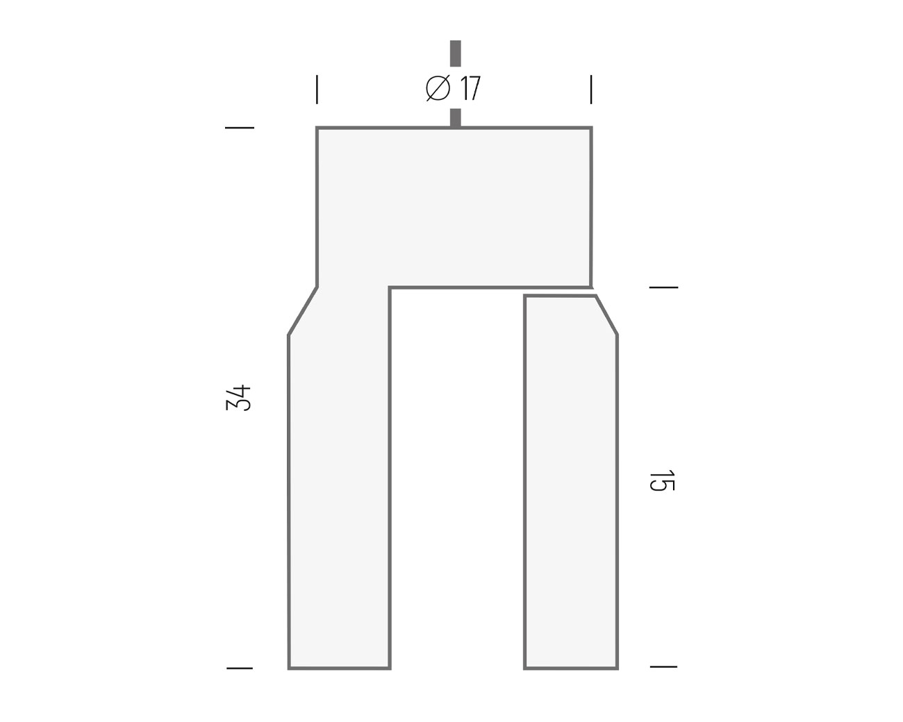 Hängeschildhalter iNOX h1.s