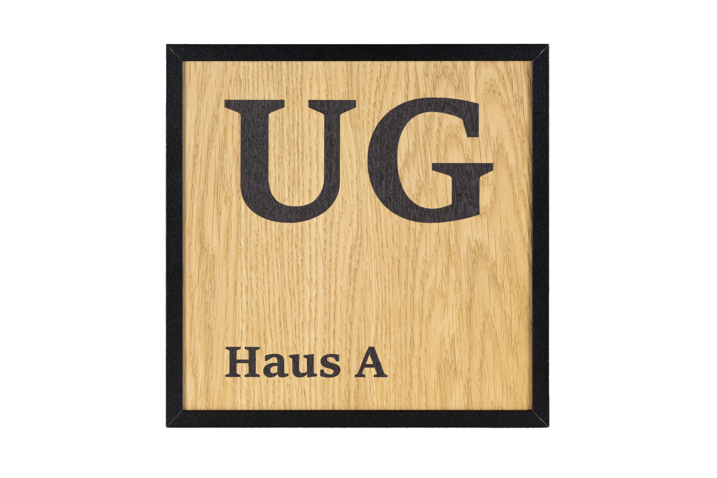 Infoschild H12 WOOD.eiche