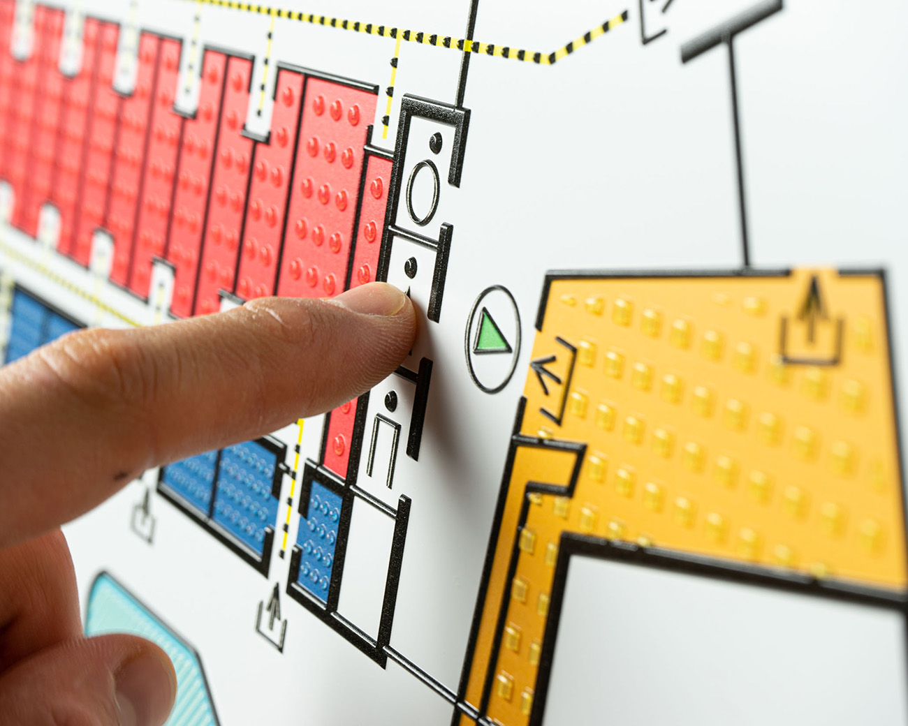 Taktiles Übersichtspult KR42/FM20