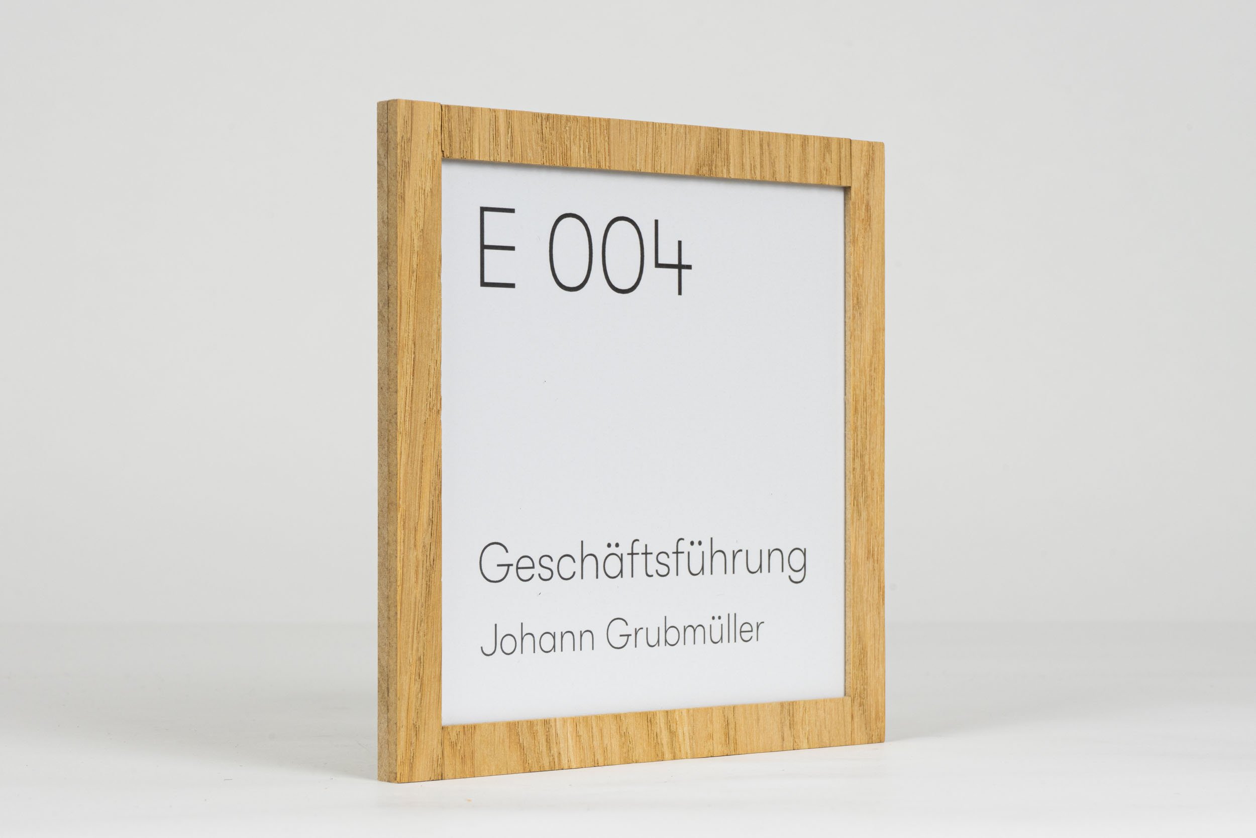 Türschild WOOD.eiche Einschub