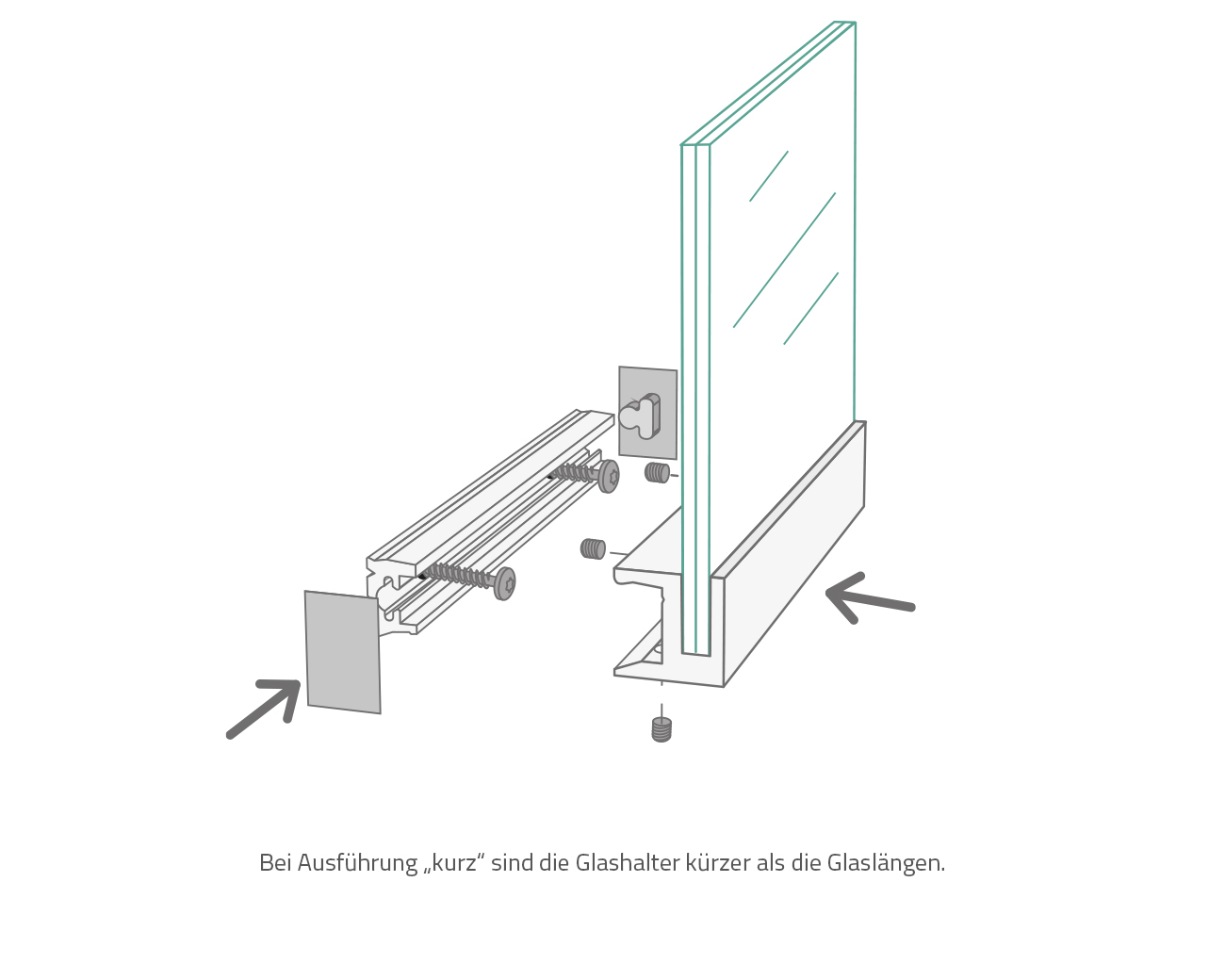 Türschild  KRISTALLINO.kurz DIREKT