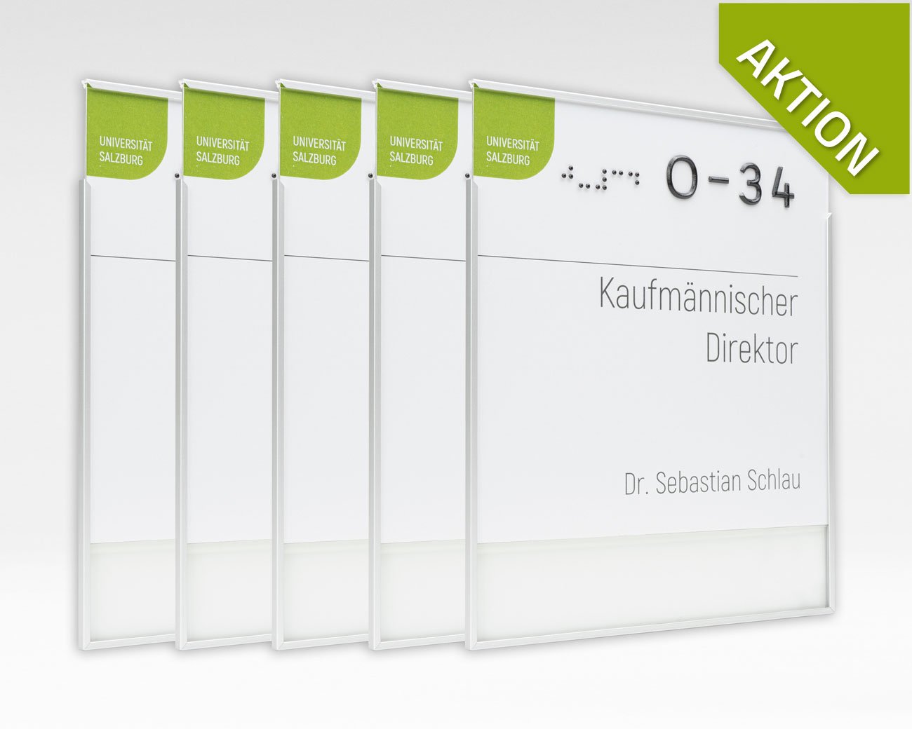 Türschild FORMO.einschub-light - 5 Stück - AKTION