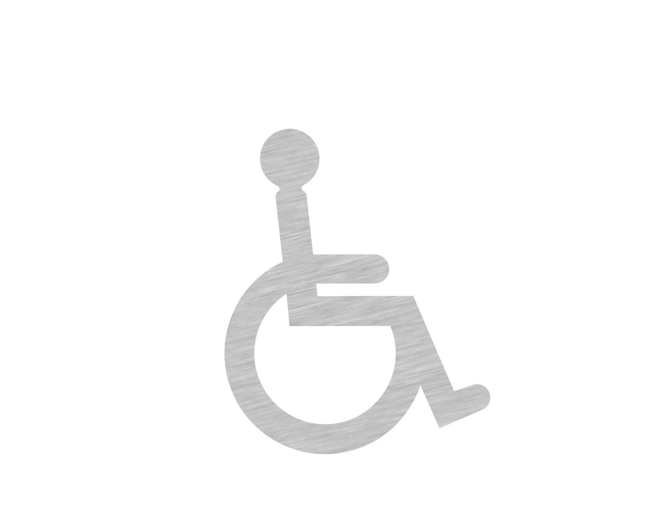 WC Piktogramme - Variante 2 - Rollstuhl