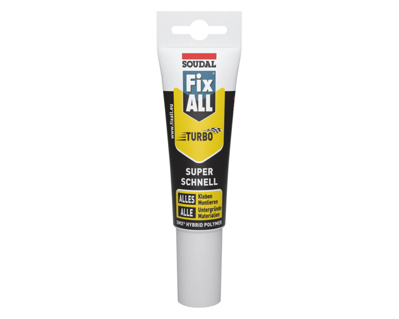 Montagekleber “FIX ALL.turbo” Außen, Weiß, schnell haftbar, 190g Tube