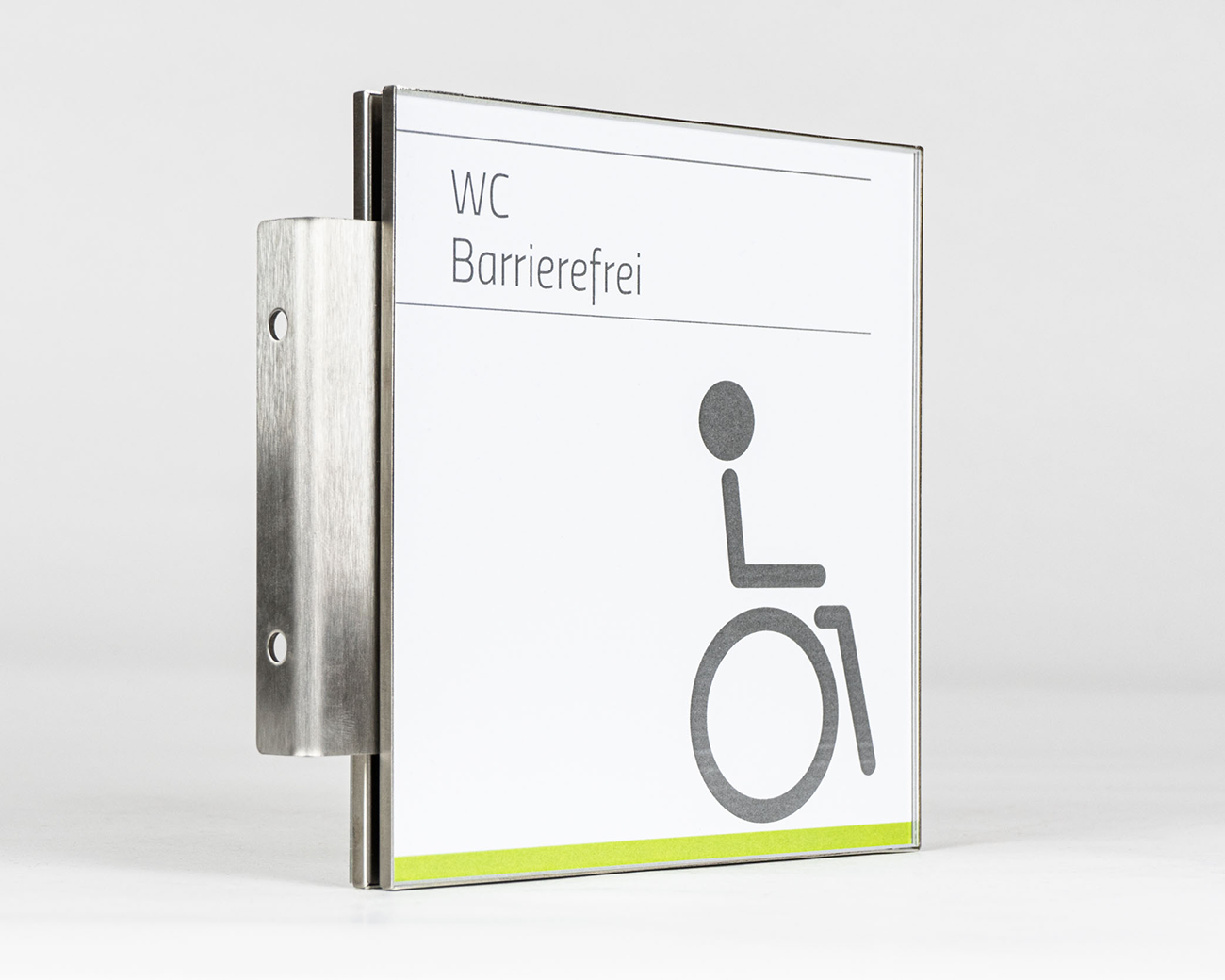Fahnenschild beidseitig NIRO.clic