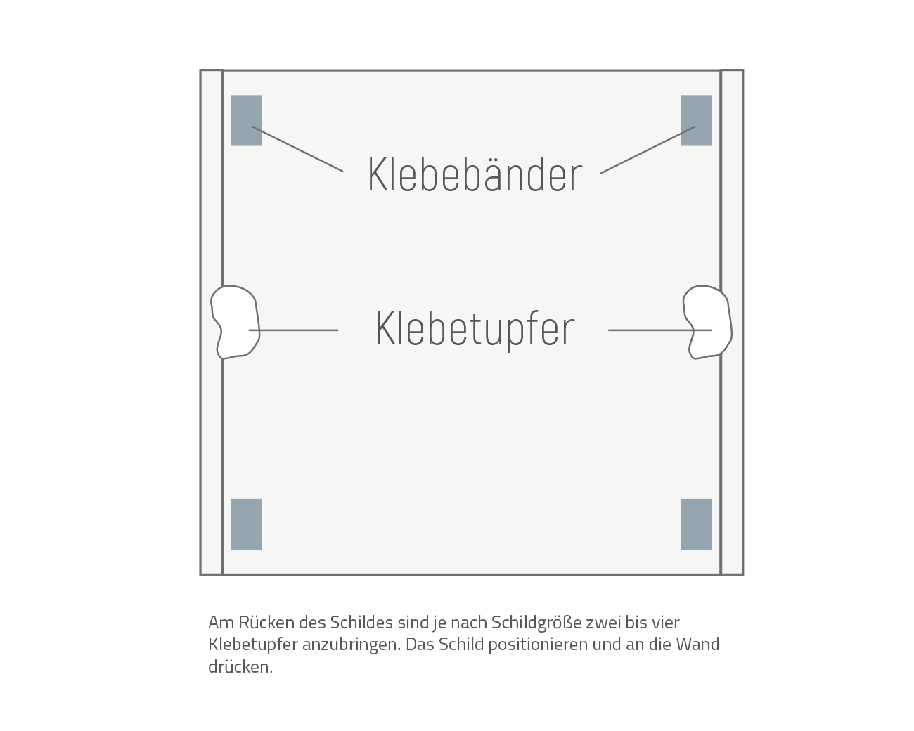 Türschild FREI/BESETZT KRISTALLINO.s