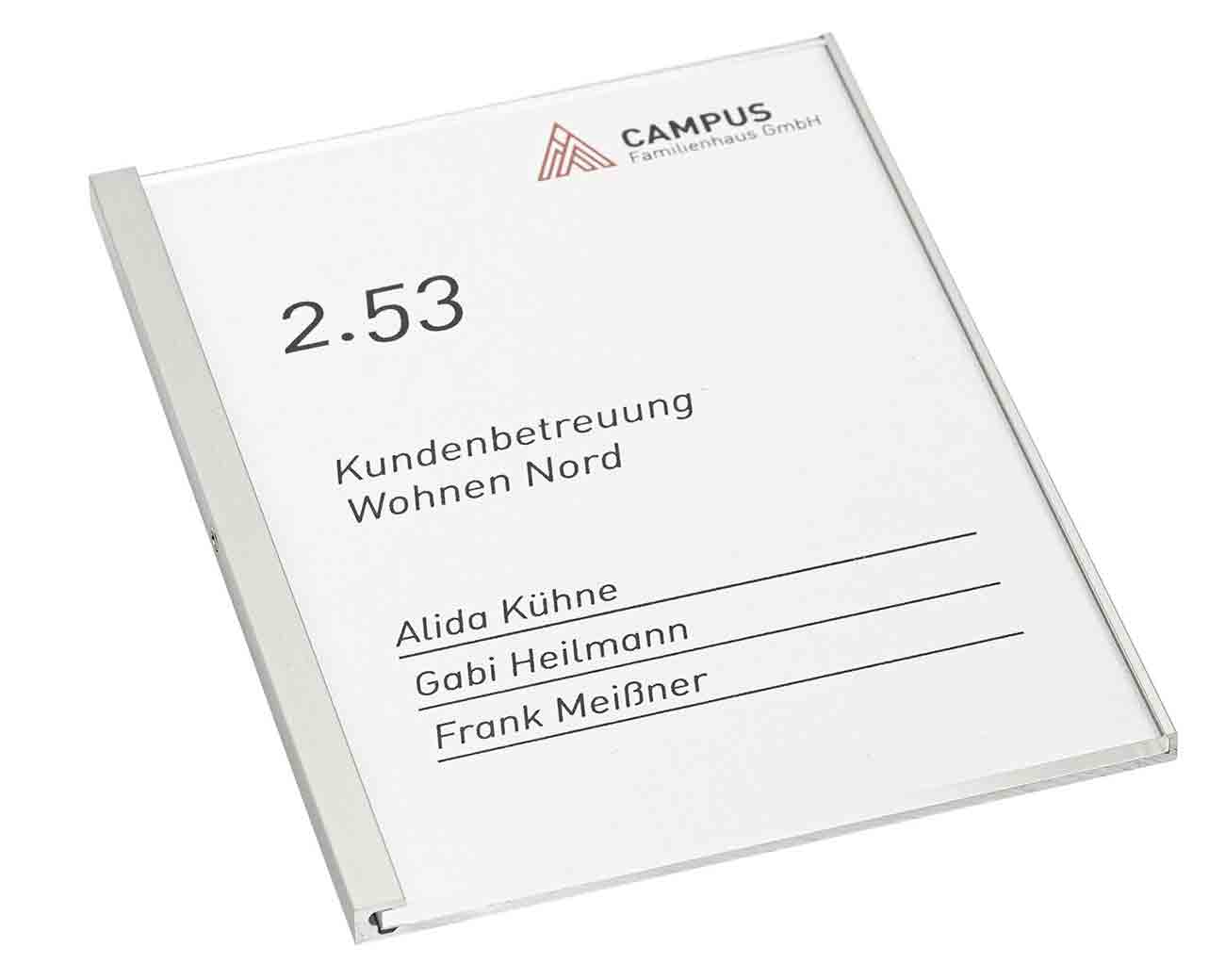 Türschild KRISTALLINO.w ESG